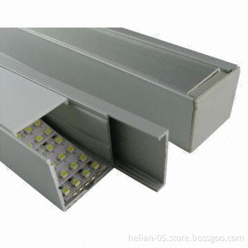 New Hot Anodized Square Aluminum LED Channel Profile with PMMA Diffuser